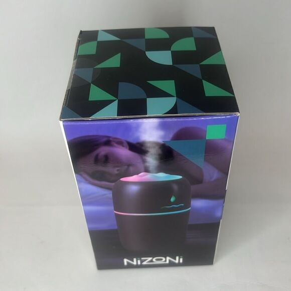 Nizoni Mini Humidifier Whisper Quiet 6 Hour Continuous Cooling Mist LED Light - Picture 4 of 4